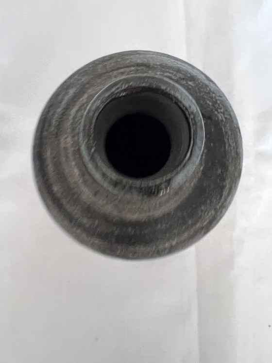 Image 1 of signed stoneware soliflore