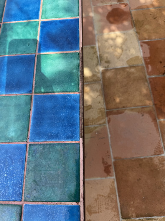 Image 1 of Bespoke Tiled Tables - St Tropez