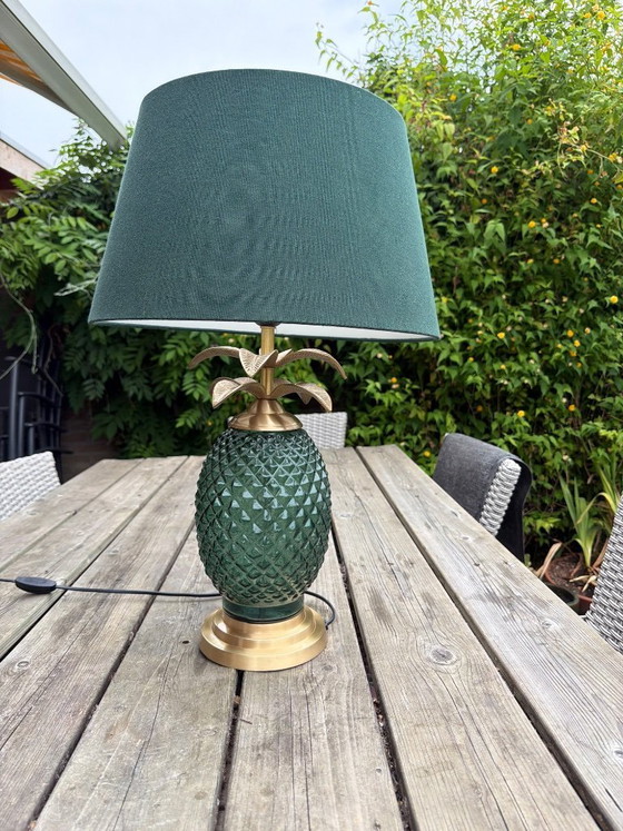 Image 1 of Vintage Sissyboy Pineapple Lamp Hollywood Regency Style