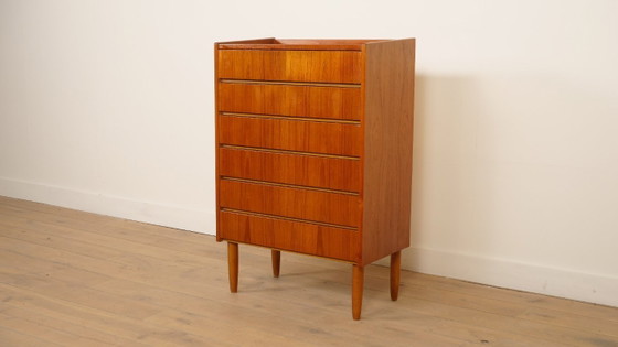 Image 1 of Vintage Deense ladekast | Teak | 6 lades | 114 cm