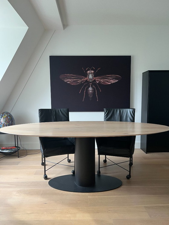 Image 1 of Eettafel Oval van Bert Plantagie-eiken white wash