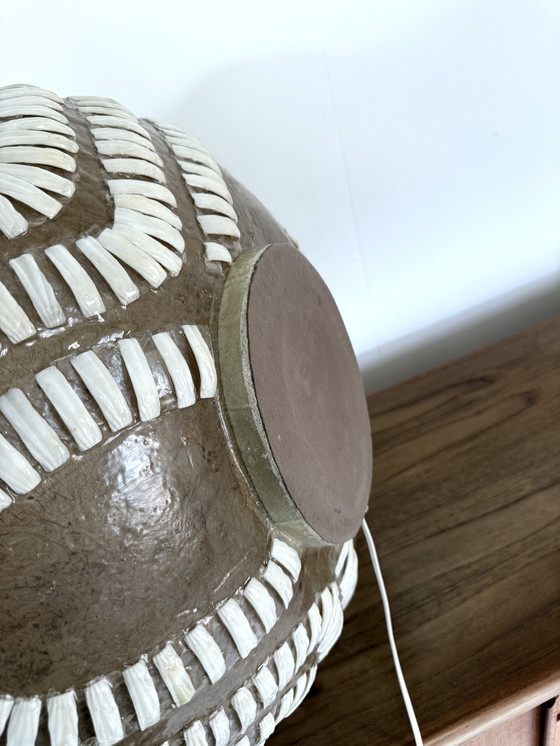 Image 1 of Vintage XL unique fiberglass floor lamp, Lambert '80s