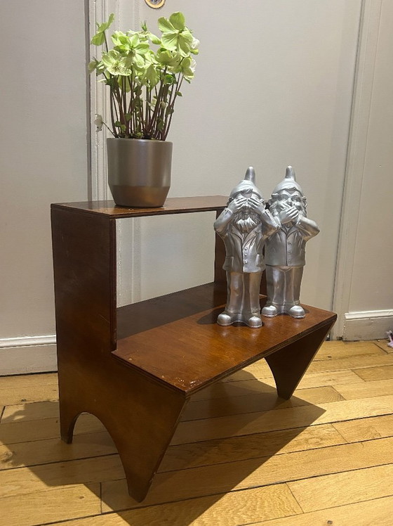 Image 1 of houten plank uit de jaren 1950