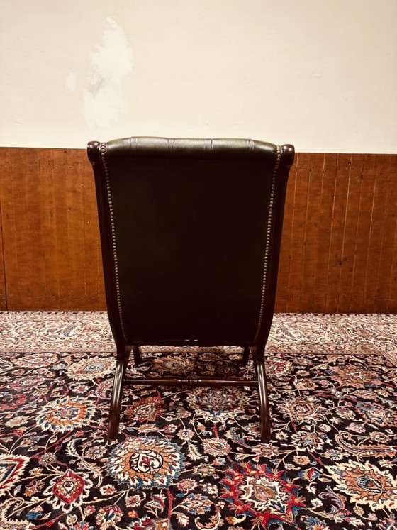 Chesterfield Poltrona Victoria Stand Chair – Poltrone, Pelle, Legno (photo 4 of 7)