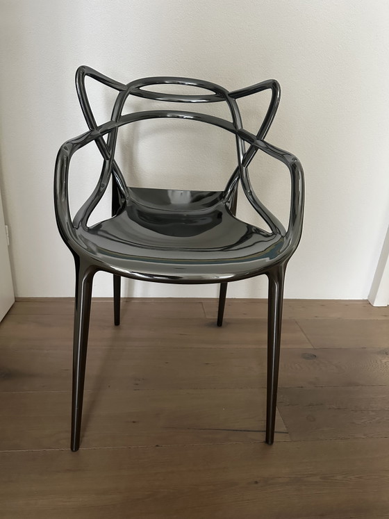Image 1 of 3x Kartell Masters titanio metálico