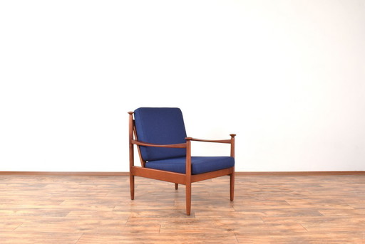Fauteuil lounge danois du milieu du XXe siècle, années 1960.