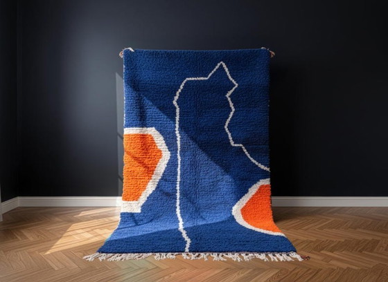 Image 1 of Tapis marocain artisanal en laine 250cmx150cm