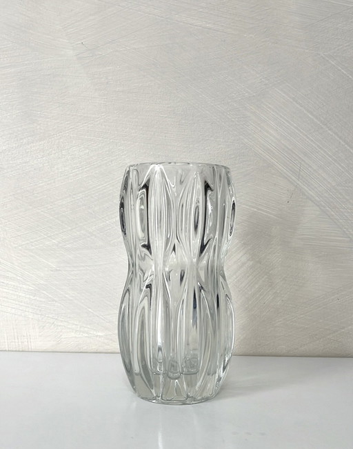 Vase vintage SKLO Union par Jan Schmid, années 60