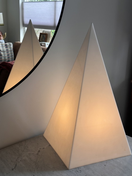Image 1 of Vintage HARCO Loor pyramid floor lamp