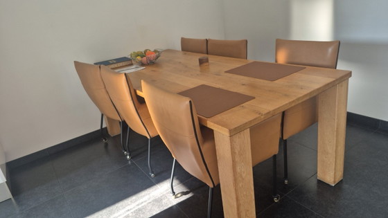 Montis Chaplin Sedie da pranzo – Leather, Metal (photo 5 of 5)