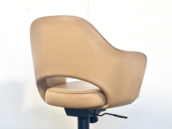 Knoll International Executive Bureaustoel Ontworpen door Eero Saarinen – Draaistoelen, Leather (photo 4 of 6)