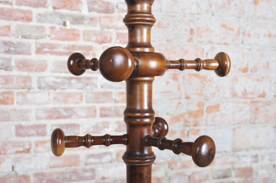 Perchero Biedermeier restaurado, de haya, de estilo polaco y checo, década de 1890. – Wood (photo 4 of 8)