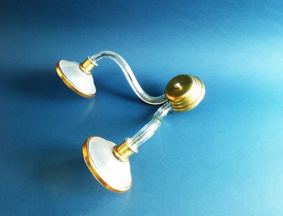 Image 1 of Lampada da parete doppia Art Deco Carlo Scarpa