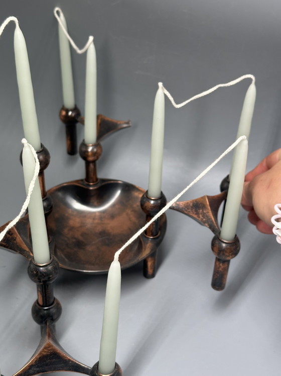Image 1 of Ensemble de bougeoirs Nagel style moderne du milieu du siècle, années 1960