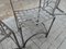 Franse minimalistische eetkamerstoelen en leistenen tafel, 1978, set van 5 – Eetkamerset, Aluminium (photo 17 of 19)
