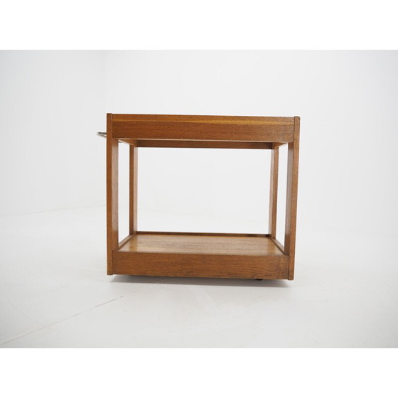 Image 1 of Vintage wooden bar cart, Czechoslovakia 1970