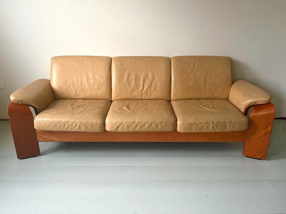 Image 1 of Prachtige Ekornes driezitsbank