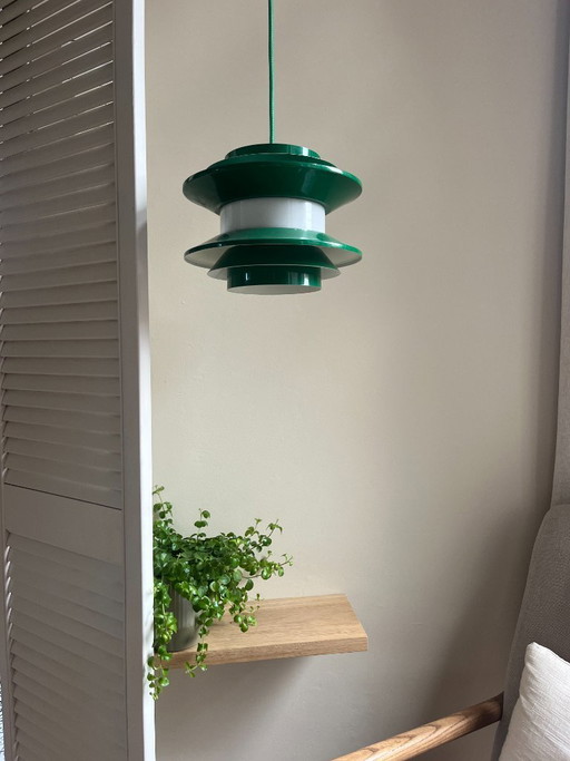 Suspension vintage Carl Thore Trava - Granhaga Metallindustri - Lampe design suédoise