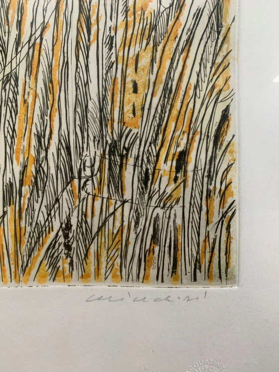 Lithographie de Remo Brindisi, années 1980, Peintures et dessins (photo 3 sur 4)