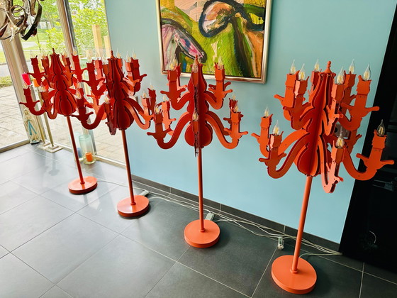 Image 1 of Brand van Egmond Night Watch floor lamp Hermès Orange