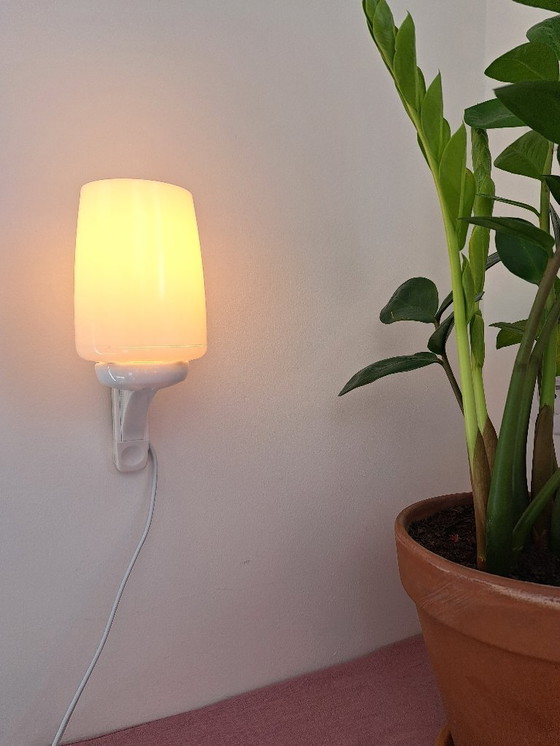 Image 1 of Pair of vintage space age wall sconces