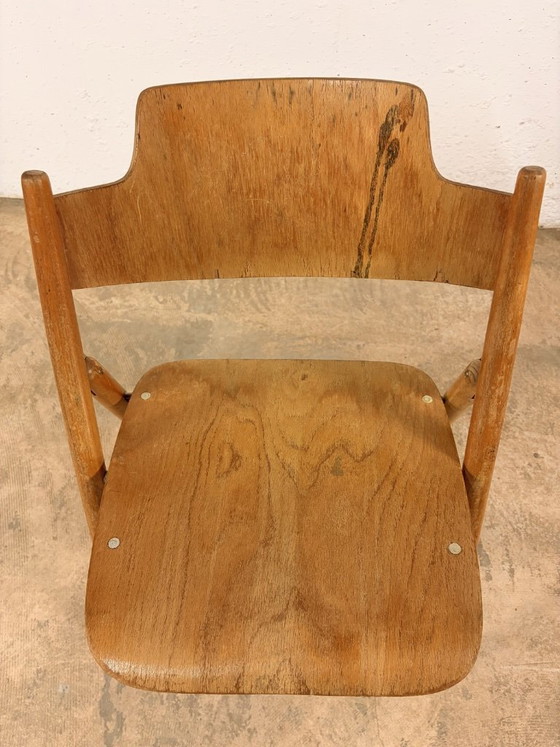 Image 1 of SE18 klapstoelen van Egon Eiermann voor Wilde & Spieth, set van 3