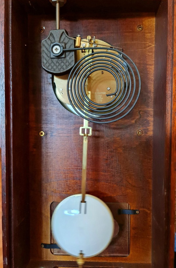 Image 1 of Comitti wall clock drop dial beautiful wood good condition