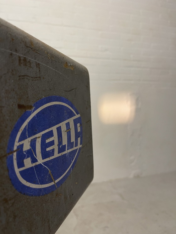 Image 1 of Lampada da terra retrò industriale vintage con faro Hella