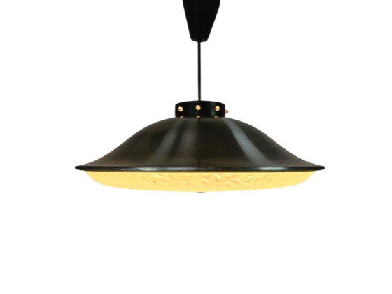 Image 1 of Lyfa - Carl Fagerlund - lampada a sospensione - alluminio - vetro - anni '60