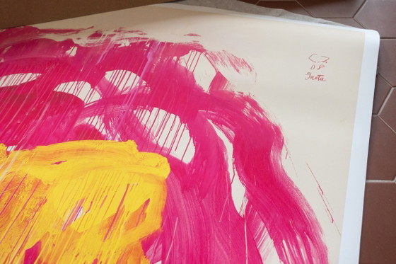 Cy Twombly "Untitled" (Roses) 2008 - Poster 70 × 100 cm I, Art, Paper, Creme, Abstract (photo 10 of 13)