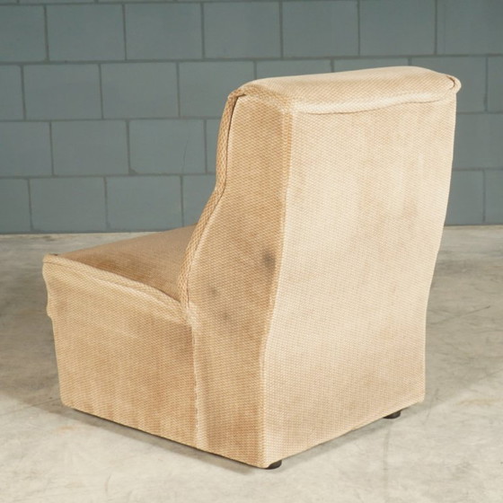 Image 1 of Sofá esquinero modular de tela de mediados de siglo (años 60)