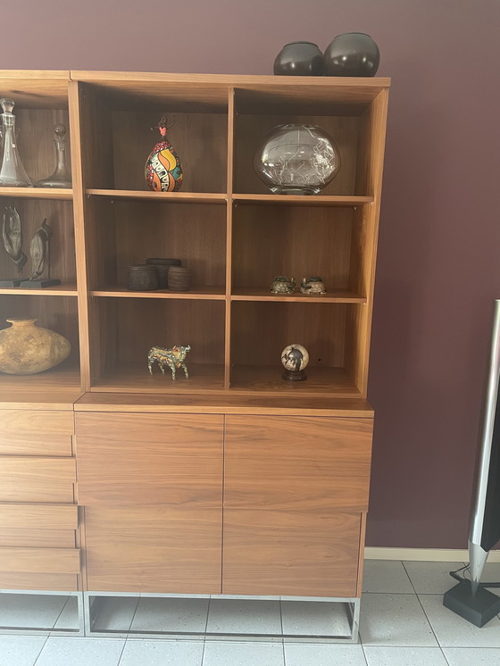 Image 1 of Wall unit with drawers and open shelves