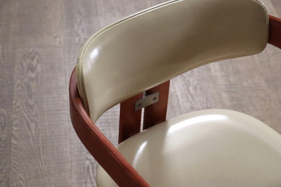 Set van 6 Augusto Savini Pamplona-stoelen voor Pozzi, Italië, 1965 – Eetkamerstoelen, Wood (photo 16 of 18)