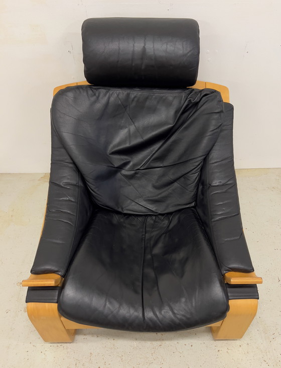 Image 1 of Zweedse Kroken Loungestoelen & Ottoman van Åke Fribyter voor Nelo, 1970