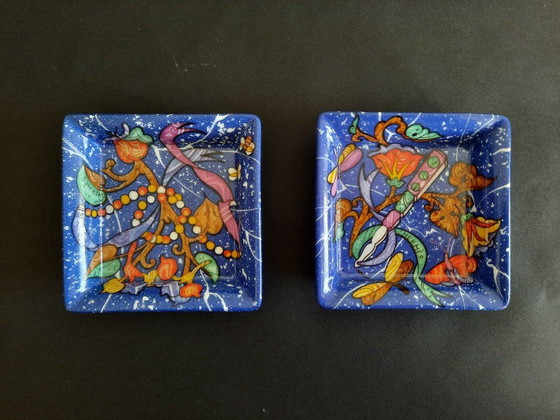 Image 1 of Hermès – Pair of porcelain trinket trays – Provenance: Ministry of Foreign Affairs (1988–1993)