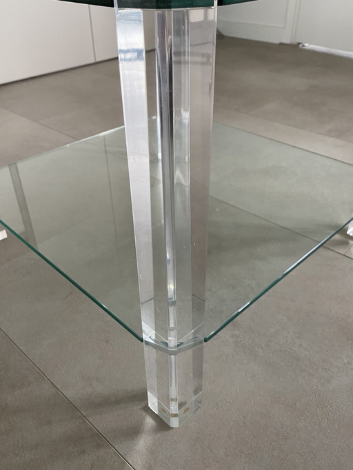 Glass Side Table