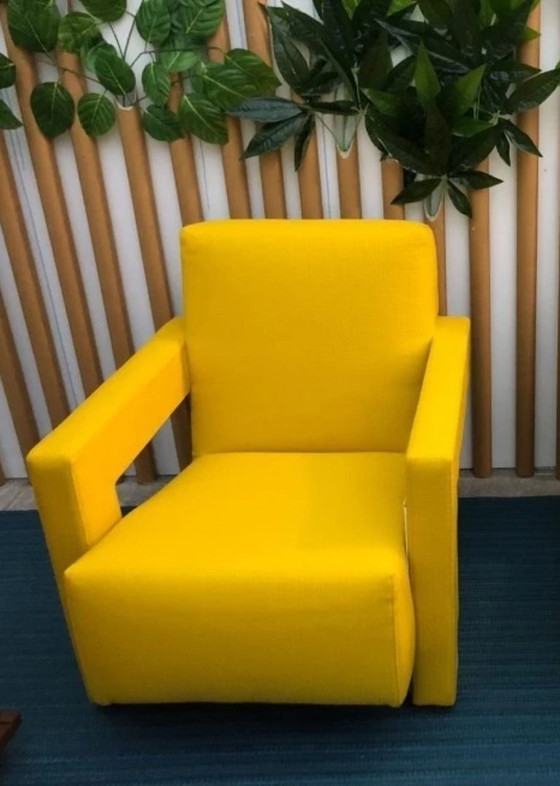 Image 1 of Sillón CASSINA 2x 637 Utrecht 2024 (NUEVO, nunca usado) KVDRAT AMARILLO 13L Lana