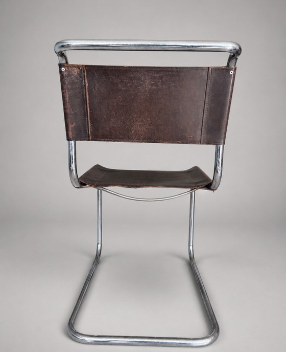 Image 1 of 3x Vintage Mart Stam S33 Cantilever Chair by Thonet