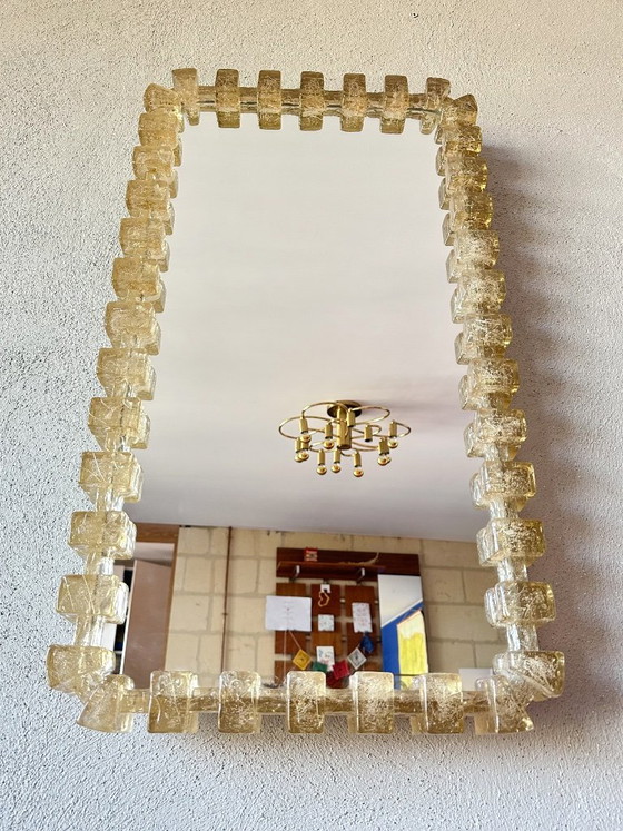 Vintage Hillebrand acryl spiegellamp – Glas, Metaal (photo 10 of 15)