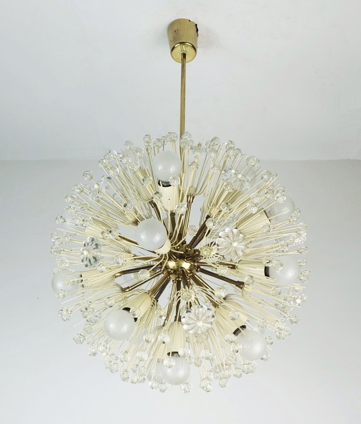 Iustrische Mid Century Emil Stejnar Kroonluchter Paardenbloem Spoetnik Licht Rupert Nikoll 1950S