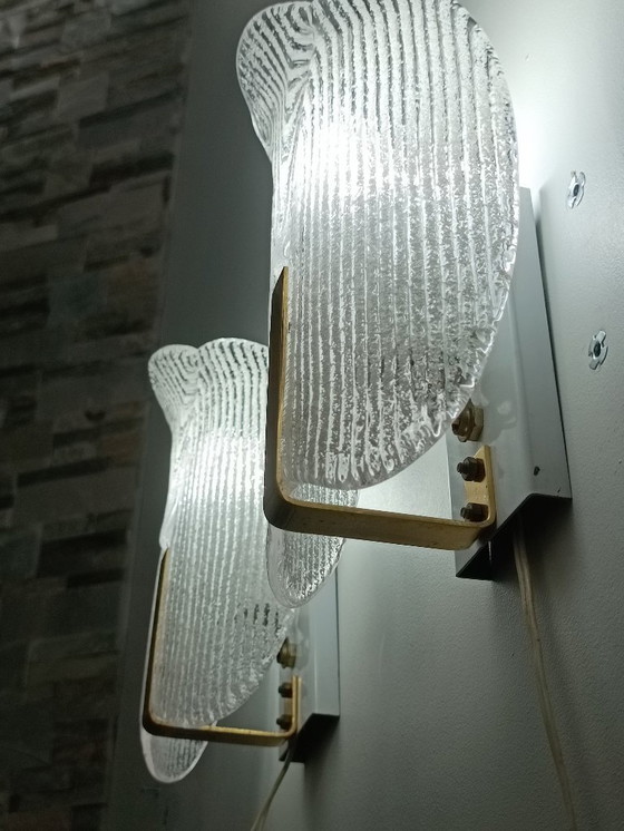 Image 1 of Appliques par Carl Fagelund pour Orrefors 1970s