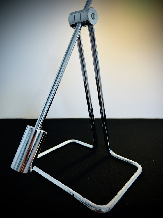 Image 1 of Abo Randers - Minimalist Chrome pendulum Vintage Desklamp