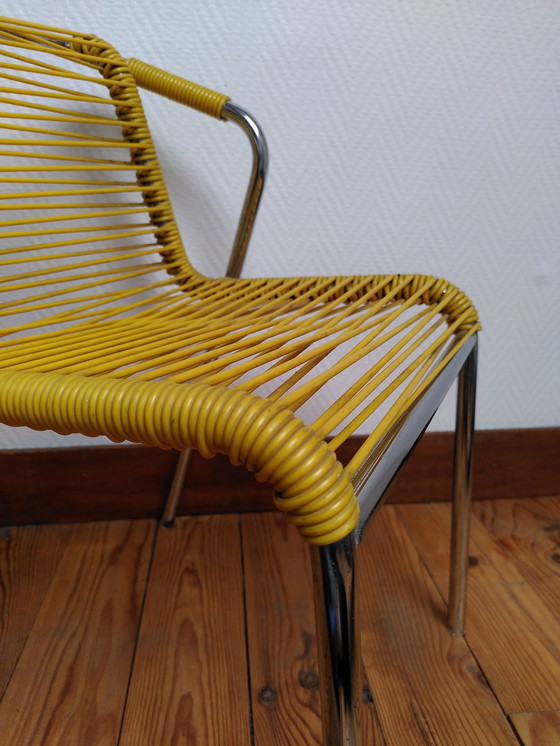 Image 1 of Vintage children's scoubidou armchair