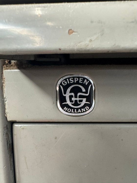 Image 1 of Scrivania Gispen in acciaio vintage