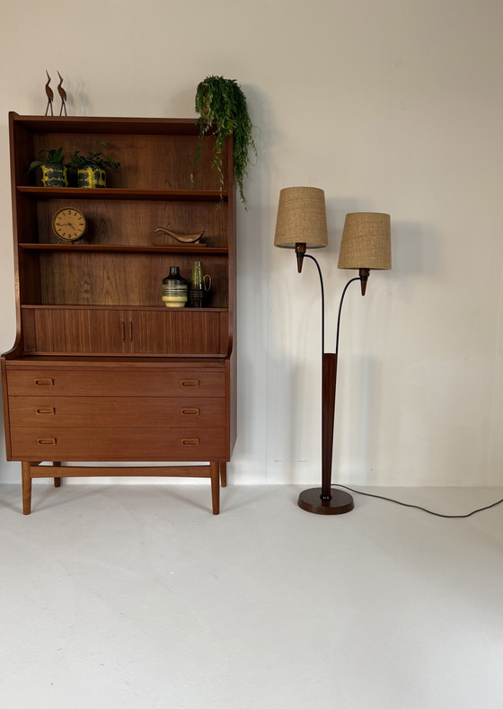 Image 1 of Vintage teak floor lamp '60