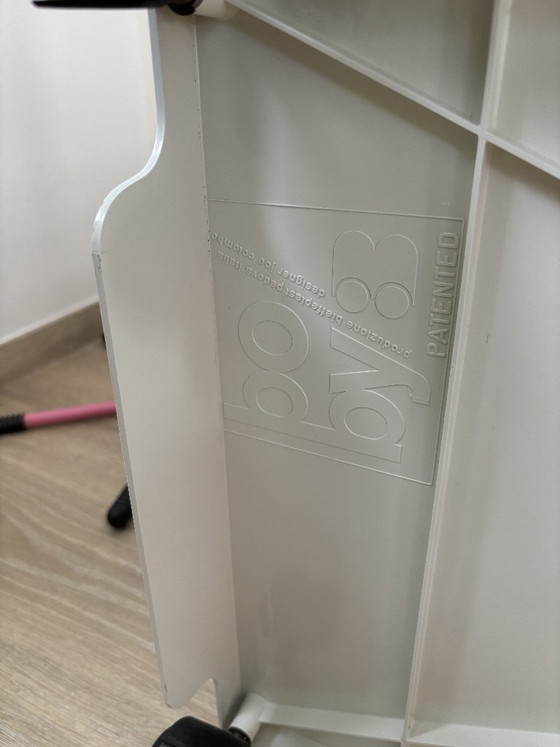 Joe Colombo Bobby B33 storage trolley Bieffeplast, Storage cabinet, Plastic, White (photo 8 of 8)