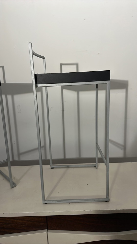 Image 1 of Obumex 4 barkrukken staal y hout