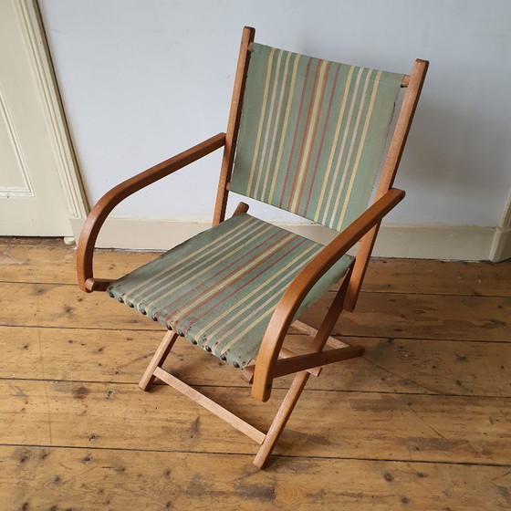 Image 1 of Chaises de plage vintage, Chaises longues