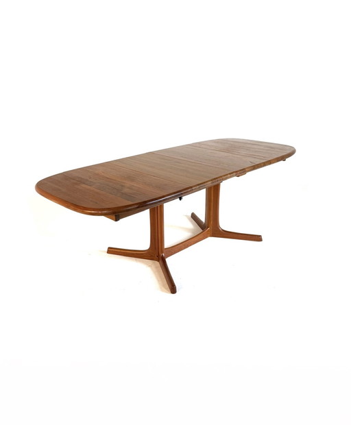Table à manger extensible vintage XXL danoise, Dyrlund '70