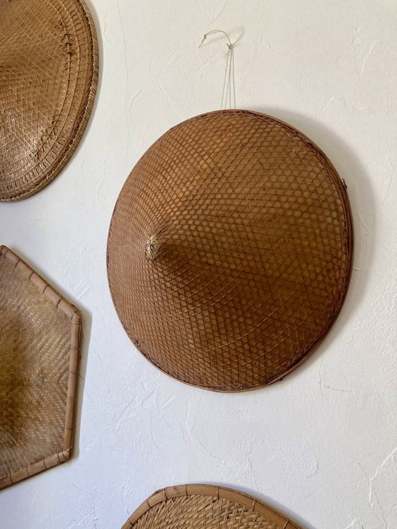 Image 1 of Colección de 7 sombreros tradicionales vietnamitas